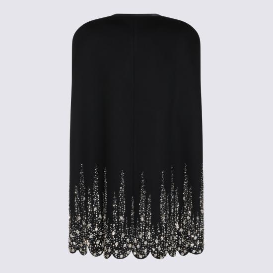 26FW 발렌티노 가라바니 케이프 9B3CG4YA 6JANUD NERO SILVER - VALENTINO GARAVANI