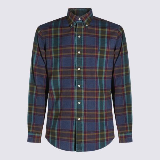 26FW 폴로 랄프로렌 긴팔 셔츠 710B30152 002 7401 BLUE PURPLE HEATHER MULTI