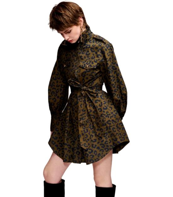 26FW 에센셜앤트워프 미디 원피스 KETO K4DA 34 Green - ESSENTIEL ANTWERP