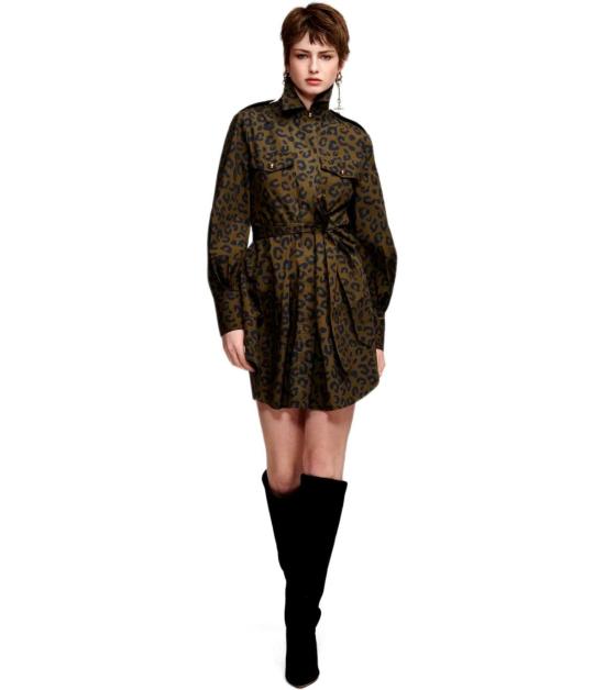 26FW 에센셜앤트워프 미디 원피스 KETO K4DA 34 Green - ESSENTIEL ANTWERP
