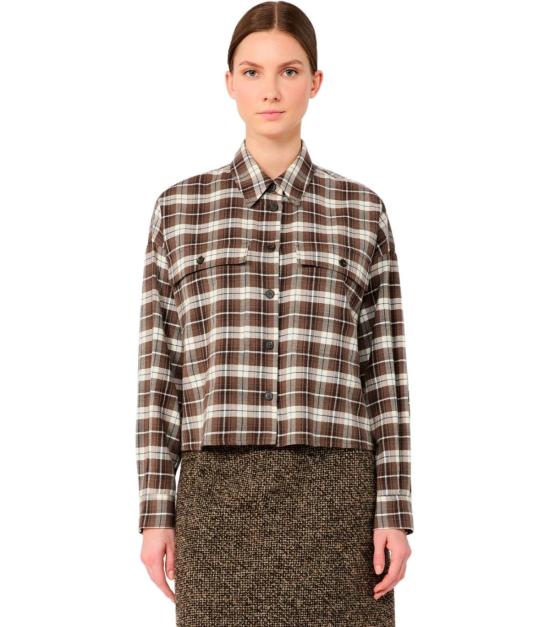 26FW 위켄드막스마라 셔츠 2625196012600 001 38 Brown - WEEKEND MAX MARA