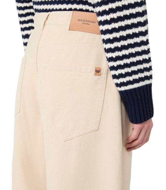 26FW 위켄드막스마라 스트레이트 팬츠 2625136072600 001 36 Ivory - WEEKEND MAX MARA