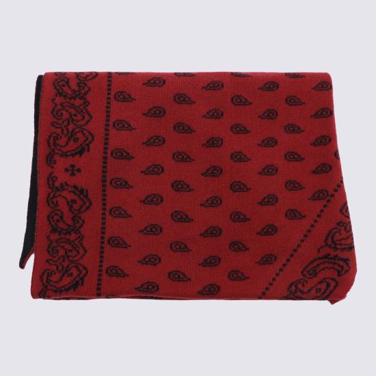 26FW 게스트 인 레지던스 머플러/스카프 A25210AL CARMBLK RED BLACK