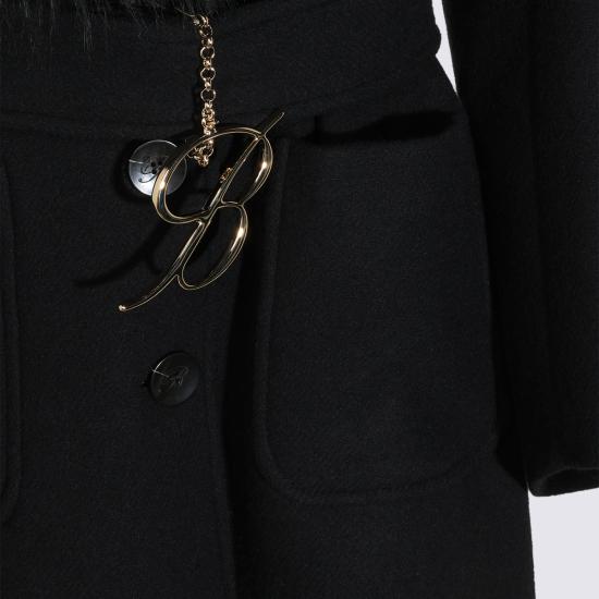 26FW 블루마린 코트 RF6014T901A D3104 BLACK - BLUMARINE