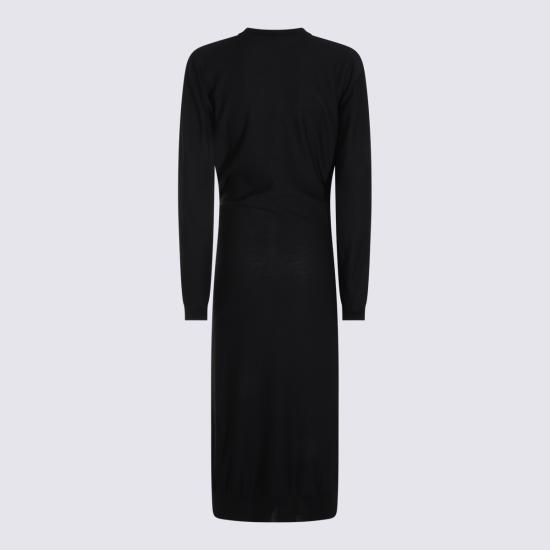 26FW 르메르 미디 원피스 DR1180 LK1063BK999 BLACK - LEMAIRE