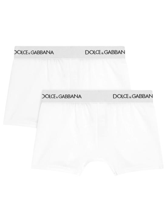 26FW [키즈] 돌체앤가바나 팬티 L4J701 ON00GW0800 WHITE - DOLCE & GABBANA