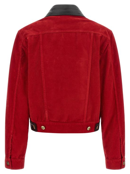 26FW 베르사체 자켓 10267651A191671DA80 Red - VERSACE