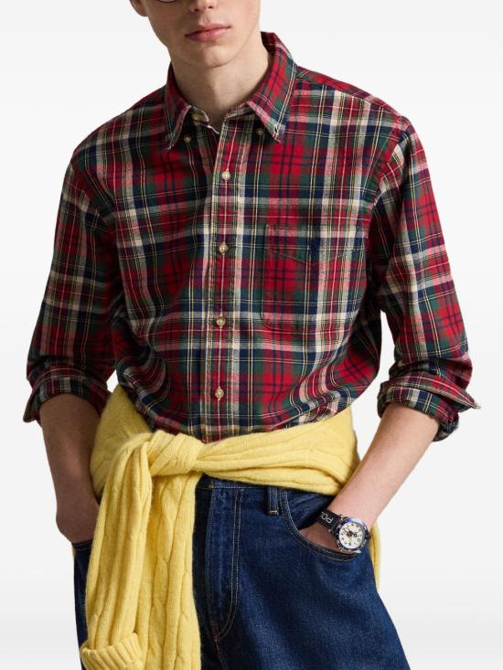 26FW 폴로 랄프로렌 긴팔 셔츠 710B30242 001 Verde - POLO RALPH LAUREN