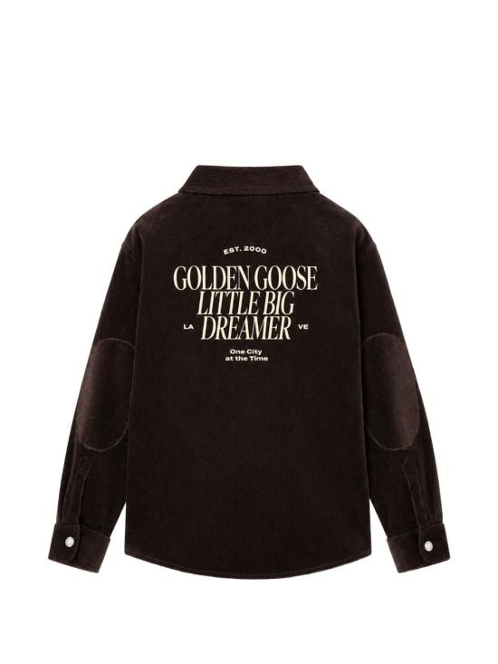 26FW [키즈] 골든구스 셔츠 GKP02800 P00270555817 MARRONE - GOLDEN GOOSE