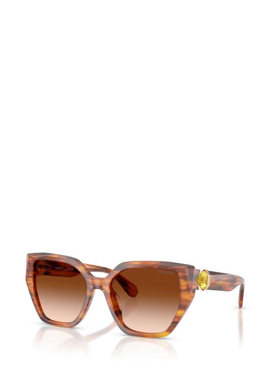 26FW 스와로브스키 선글라스 SK6044U 109174 STRIPED BROWN - SWAROVSKI