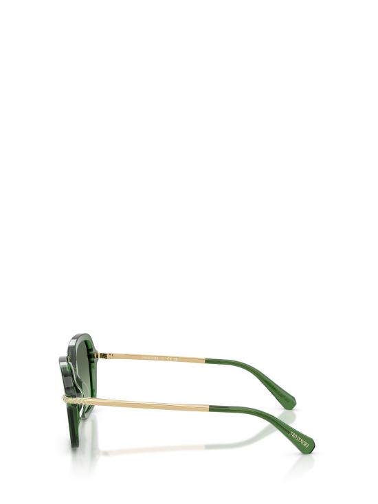 26FW 스와로브스키 선글라스 SK6040 10812A TRANSPARENT DARK GREEN - SWAROVSKI