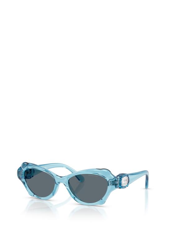 26FW 스와로브스키 선글라스 SK6050 107887 TRANSPARENT LIGHT BLUE - SWAROVSKI