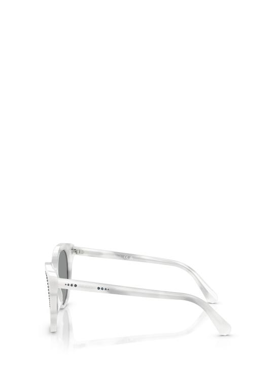 26FW 스와로브스키 선글라스 SK6031 104287 STRIPED WHITE - SWAROVSKI