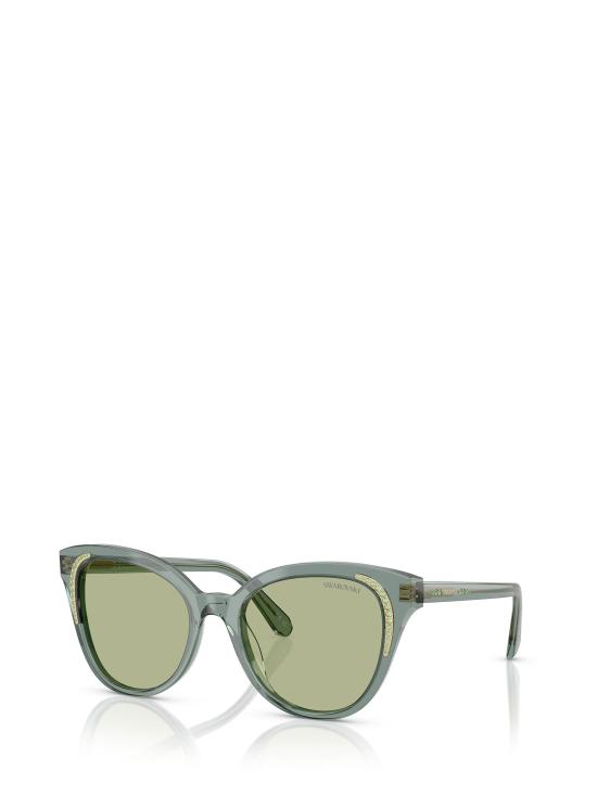26FW 스와로브스키 선글라스 SK6031 104382 TRANSPARENT GREEN - SWAROVSKI