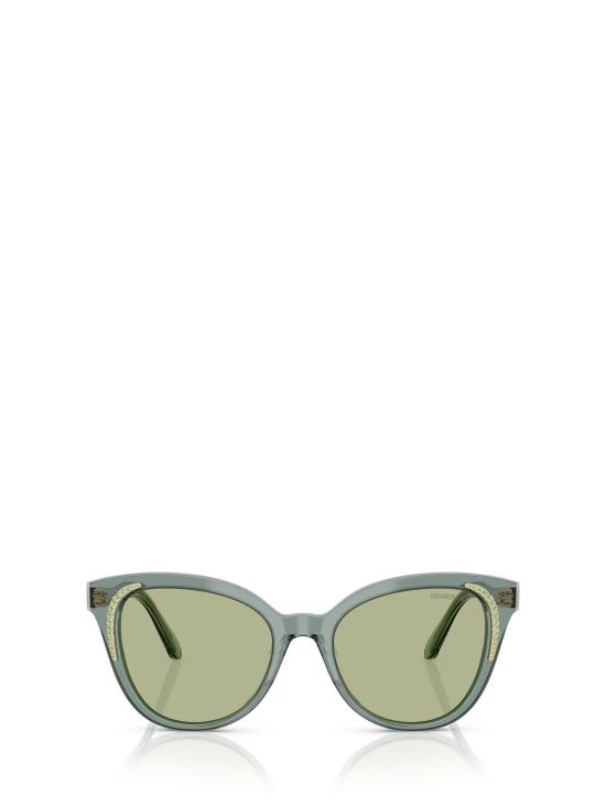 26FW 스와로브스키 선글라스 SK6031 104382 TRANSPARENT GREEN