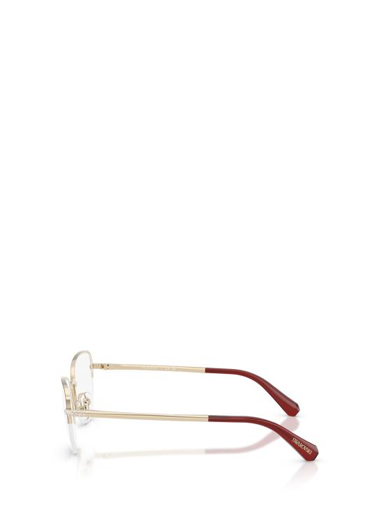 26FW 스와로브스키 안경 SK1023 4038 PALE GOLD BURGUNDY GUNMETAL - SWAROVSKI