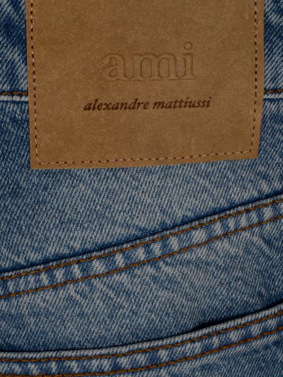 26FW 아미 데님 코튼 라지 핏 진 HTR450 DE0046480 BLEU USED - AMI