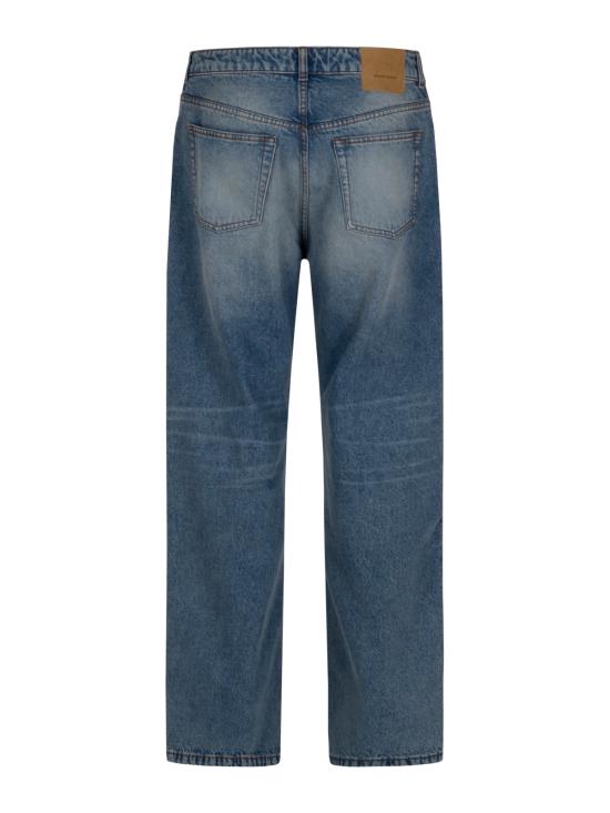 26FW 아미 데님 코튼 라지 핏 진 HTR450 DE0046480 BLEU USED - AMI
