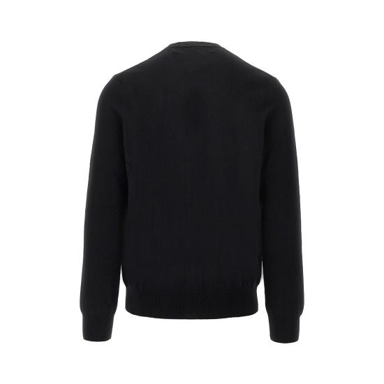 26FW 꼼데가르송 플레이 화이트 하트 니트 가디건 AX N061 051 Black - COMME DES GARCONS
