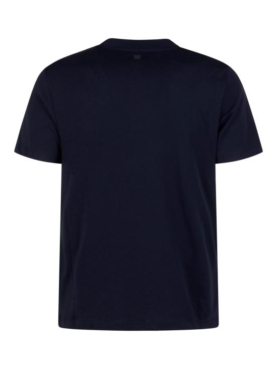 26FW 아미 스몰 하트 로고 티셔츠 BFUTS035 724430 BLEU NUIT - AMI