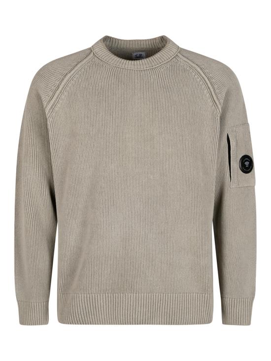 26FW 씨피 컴퍼니 스웨터 21CMKN196A 005558G936 FLINT GREY - C.P. COMPANY