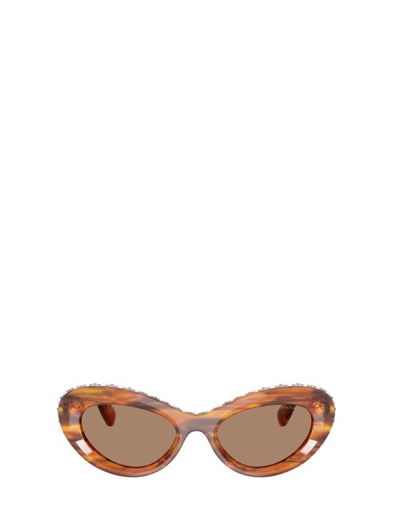 26FW 스와로브스키 선글라스 SK6061U 109173 STRIPED HAVANA