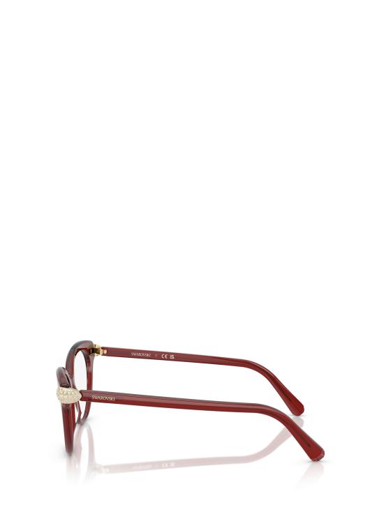 26FW 스와로브스키 안경 SK2046 1073 TRANSPARENT BURGUNDY GUNMETAL - SWAROVSKI