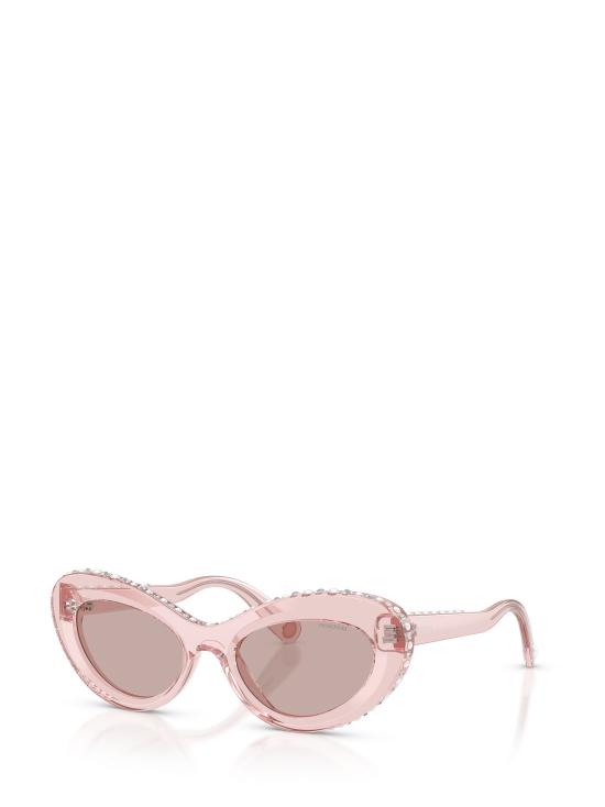 26FW 스와로브스키 선글라스 SK6061U 11057N TRANSPARENT DARK PINK - SWAROVSKI
