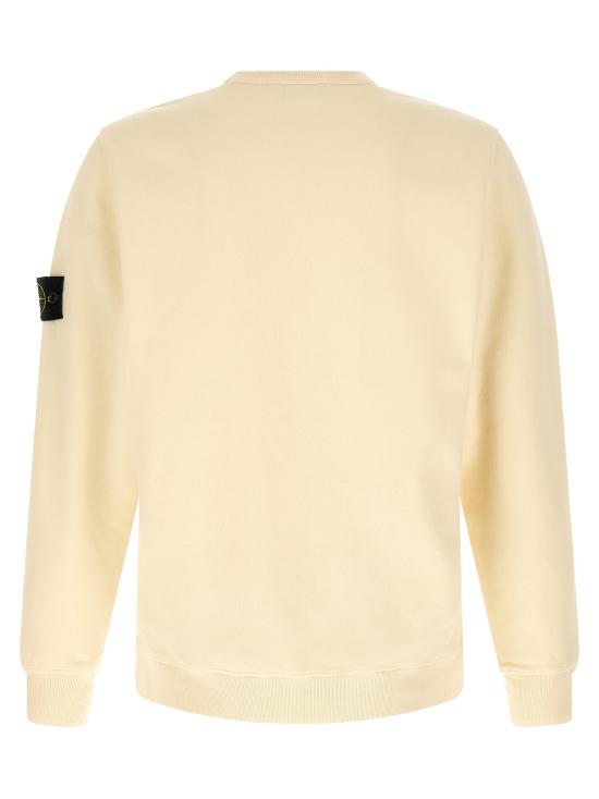 26FW 스톤 아일랜드 긴팔 티셔츠 배지  스웨트셔츠 화이트 - STONE ISLAND
