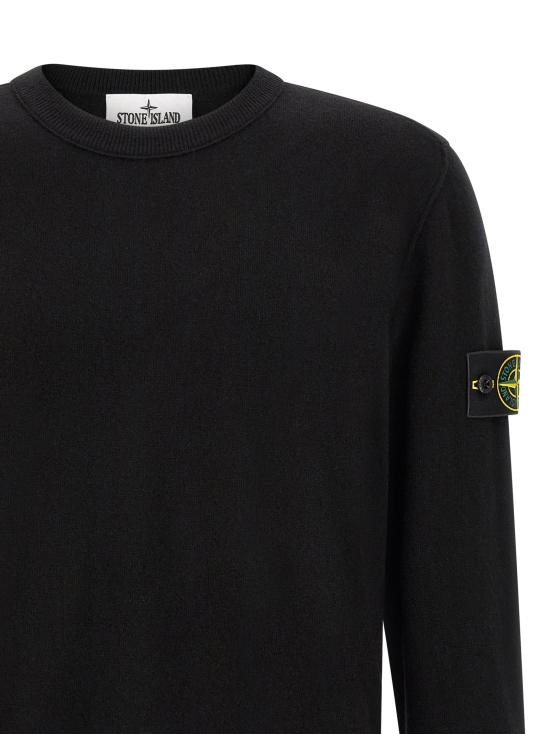 26FW 스톤 아일랜드 스웨터 배지  스웨터 및 카디건 블랙 - STONE ISLAND
