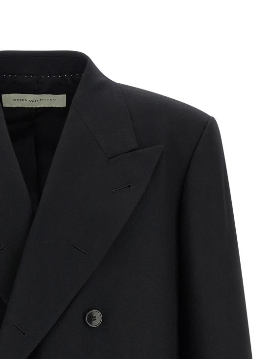26FW 드리스 반 노튼 코트 보사르 블레이저 블랙 - DRIES VAN NOTEN