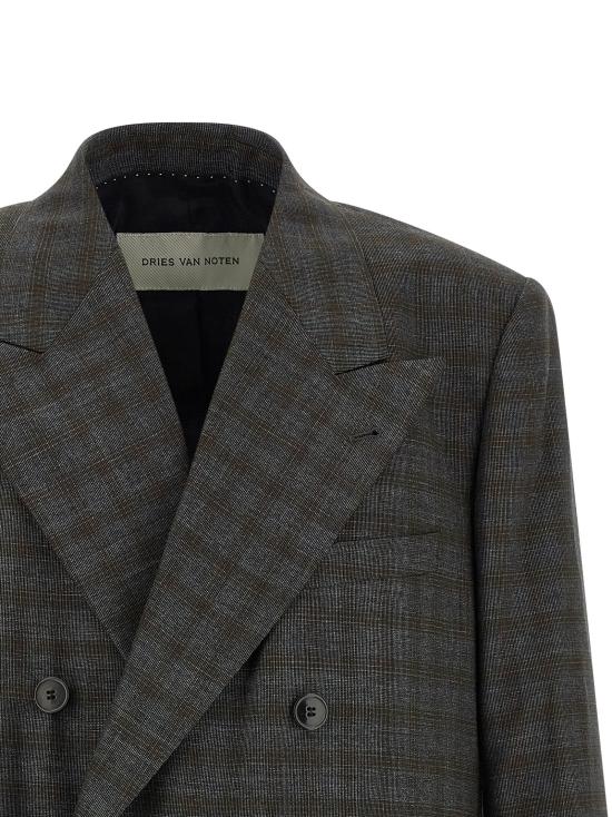 26FW 드리스 반 노튼 수트 자켓 보시어 블레이저 그레이 - DRIES VAN NOTEN