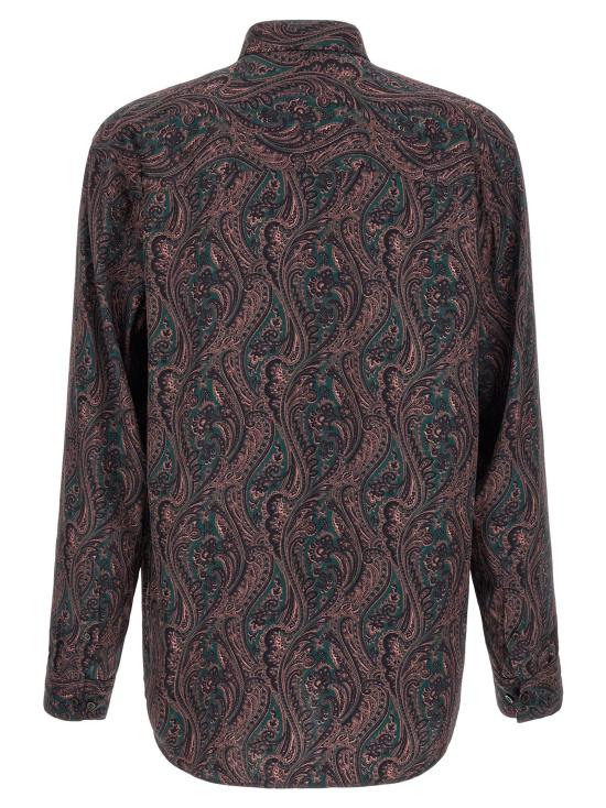 26FW 드리스 반 노튼 긴팔 셔츠 케이퍼 와 블라우스 멀티컬러 - DRIES VAN NOTEN