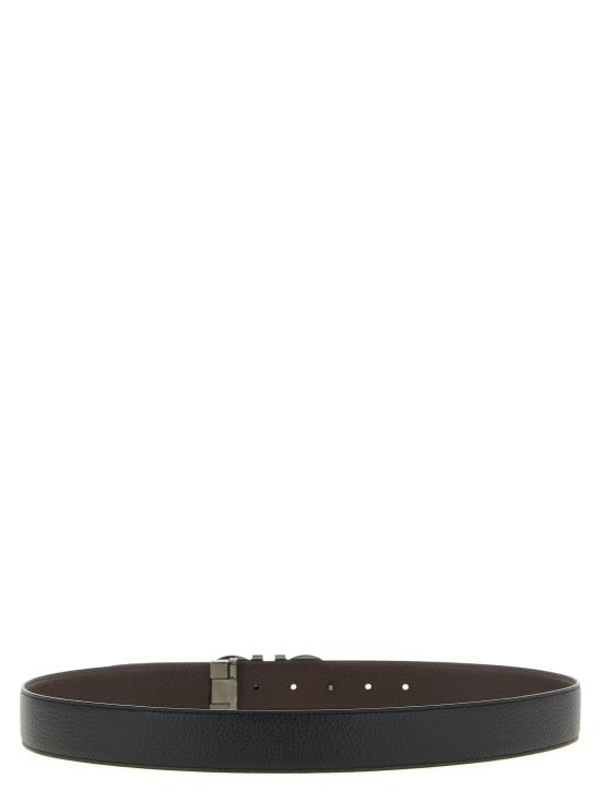 26FW 살바토레 페라가모 가죽 벨트 Doppio Gancini  멀티컬러 - SALVATORE FERRAGAMO