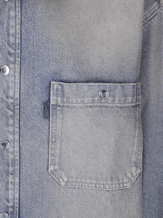26FW 하이쿠레 데님 셔츠 HEM06054DF106 L0940 ZIGGY BLUE - HAIKURE