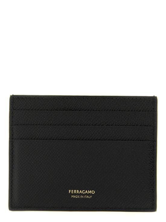 26FW 살바토레 페라가모 명함지갑 간치니 지갑 및 카드 지갑 블랙 - SALVATORE FERRAGAMO