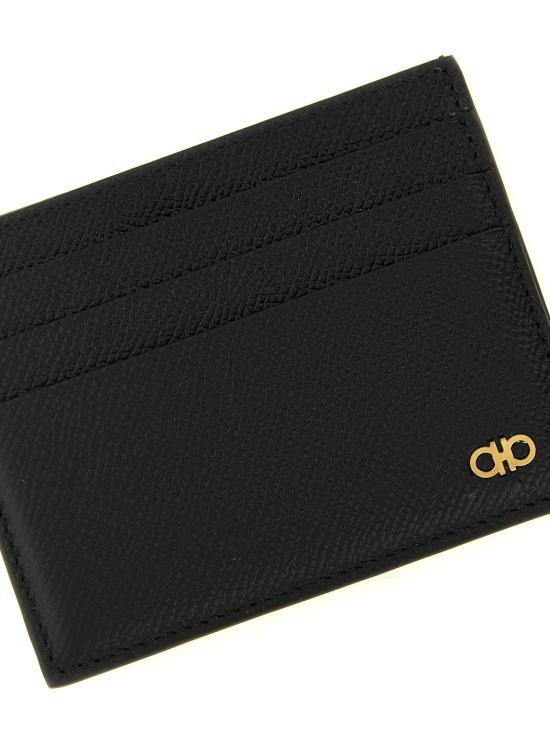 26FW 살바토레 페라가모 명함지갑 간치니 지갑 및 카드 지갑 블랙 - SALVATORE FERRAGAMO