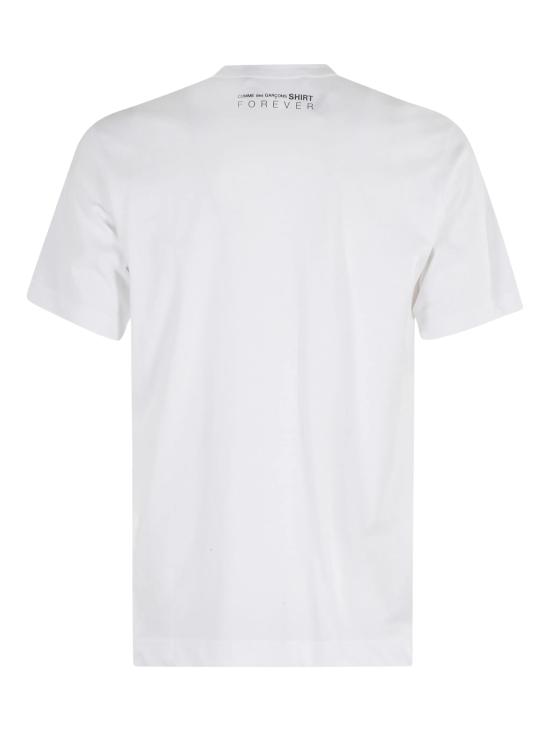 26FW 꼼데가르송 반팔 티셔츠 FZT004051 WHITE - COMME DES GARCONS