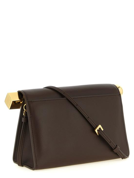 26FW 자크뮈스 클러치/파우치 Le Sac Rond Carré 클러치 브라운 - JACQUEMUS