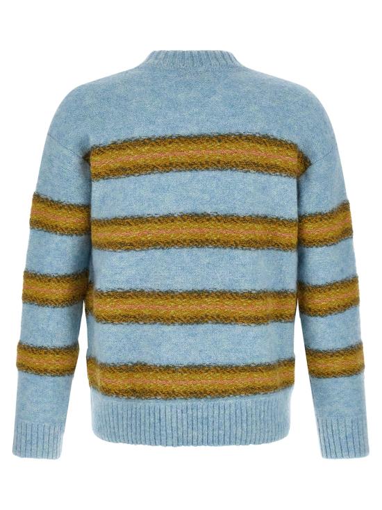 26FW 드리스 반 노튼 스웨터 마스터 스웨터 및 가디건 라이트 블루 - DRIES VAN NOTEN