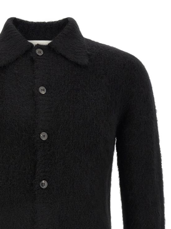26FW 드리스 반 노튼 가디건 모라 스웨터 및 카디건 블랙 - DRIES VAN NOTEN