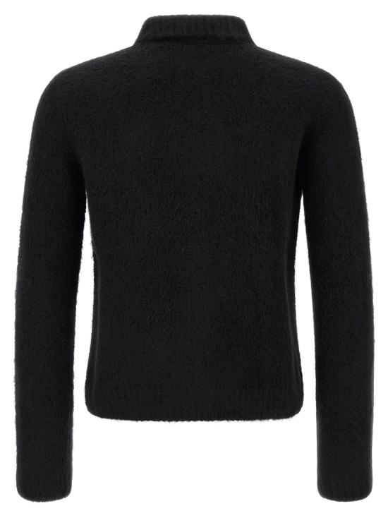 26FW 드리스 반 노튼 가디건 모라 스웨터 및 카디건 블랙 - DRIES VAN NOTEN