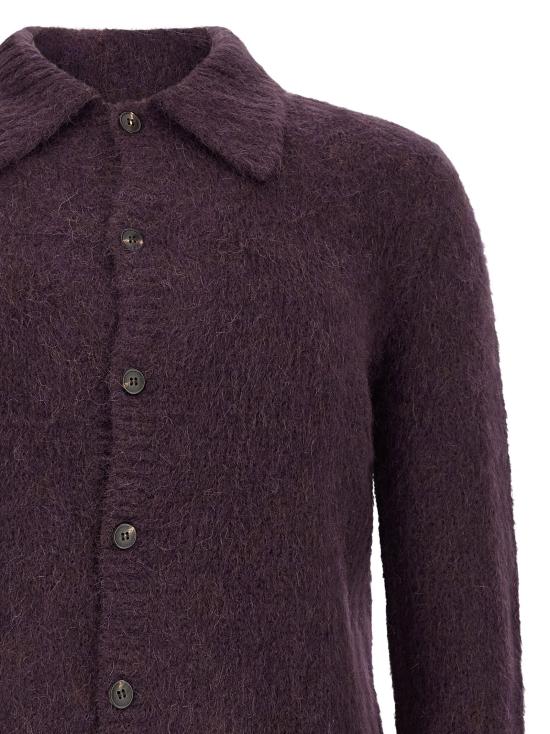 26FW 드리스 반 노튼 가디건 모라 스웨터와 가디건 (보라색) - DRIES VAN NOTEN