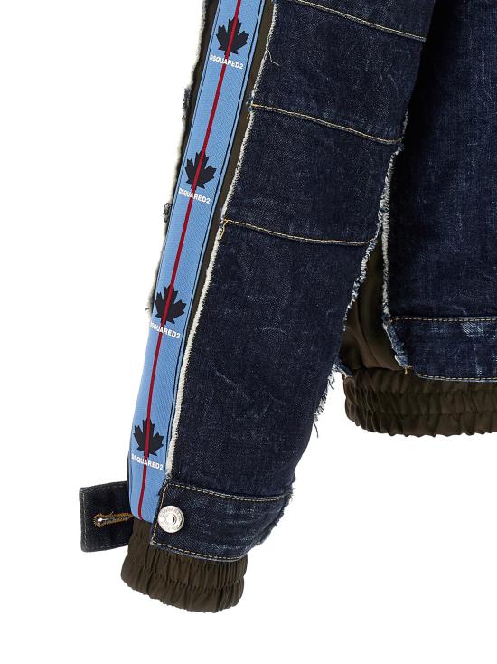 26FW 디스퀘어드2 데님 자켓 레이어드 데님 재킷  재킷 블루 - DSQUARED2