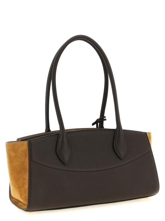 26FW 살바토레 페라가모 숄더백 뉴페라가모 스튜디오소프트 이스트웨스트(M)  브라운 - SALVATORE FERRAGAMO