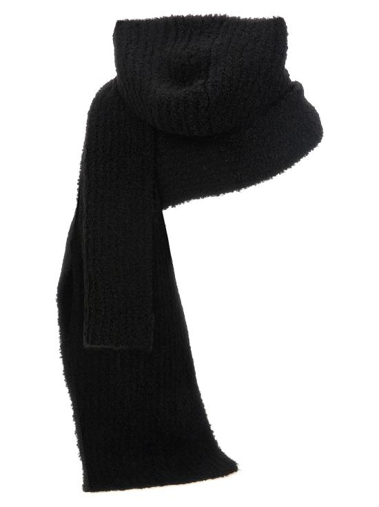26FW MM6 메종마르지엘라 머플러/스카프 숫자 서명 Mm6 스카프 및 풀라드 블랙 - MM6 MAISON MARGIELA