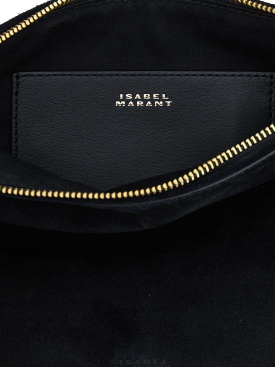 26FW 이자벨마랑 숄더백 오스칸 소프트 지퍼 핸드백 블랙 - ISABEL MARANT