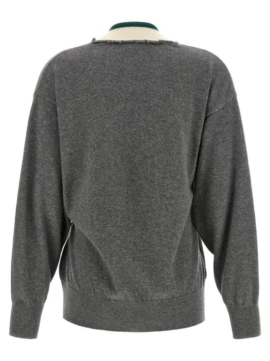 26FW 드리스 반 노튼 가디건 토마 스웨터 및 가디건 그레이 - DRIES VAN NOTEN