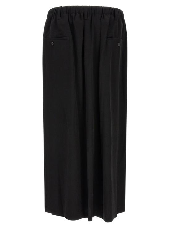 26FW 요지 야마모토 스트레이트 팬츠 지갑 바지 블랙 - YOHJI YAMAMOTO