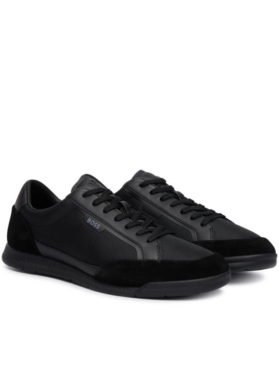 26FW 휴고보스 스니커즈 50568486 005 BLACK DOM - HUGO BOSS